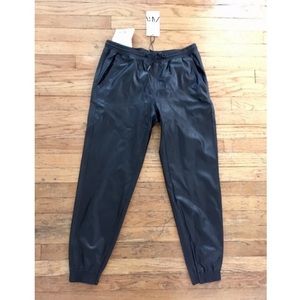 ZARA - The Jogger in Faux Leather